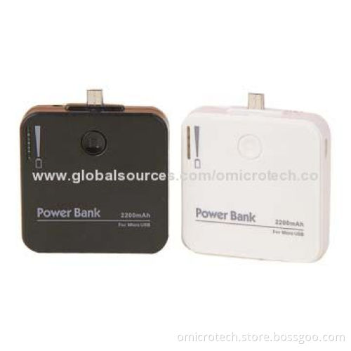 Mini Power Bank for Samsung with 2,200mAh Capacity